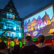 Nachtansichten 2015 am Bielefelder Rathaus