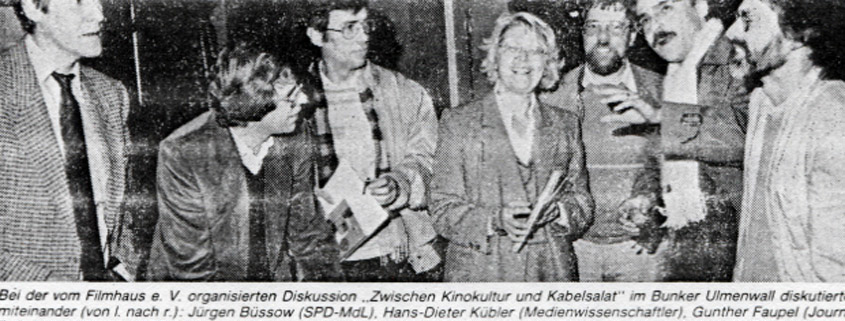 2. Bielefelder Filmfest mit Podiumsdiskussion 1984
