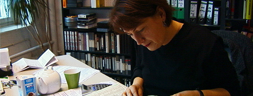 Gisela Heise im Filmhausbüro