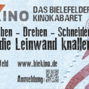 Poster zum BieKino - Bielefelder Kinokabaret 2022