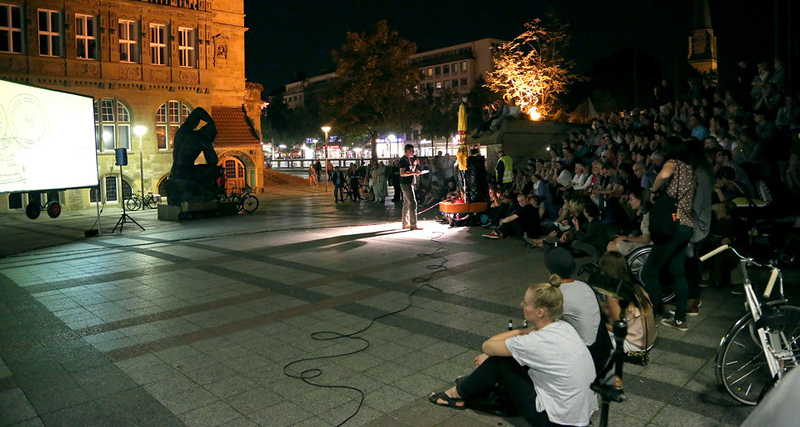 Bielefeld leuchtet! 2014 auf dem Rathausplatz